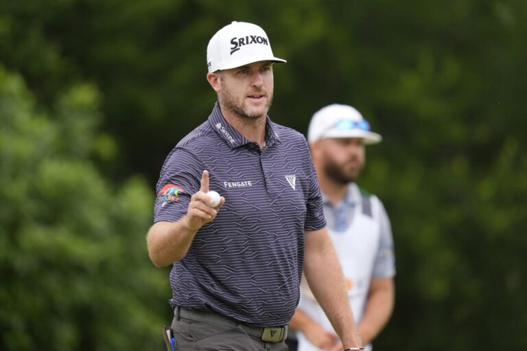 When does Taylor Pendrith start the 2024 CJ Cup Byron Nelson on Sunday?
